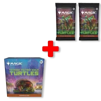 Купити Magic: The Gathering. Пререлізний набір Teenage Mutant Ninja Turtles + 2 Play Бустери Teenage Mutant Ninja Turtles Магазин SkyHobby Київ Україна. 3D міні фігурки для настільних ігор