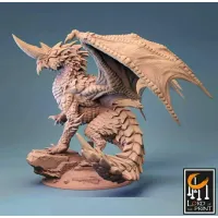 Купити Блакитний Дракон. Закрита паща Магазин SkyHobby Київ Україна. 3D міні фігурки для настільних ігор
