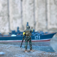 Купити Колекційна діорама "Русскій воєнний корабль, іди на..." Магазин SkyHobby Київ Україна. 3D міні фігурки для настільних ігор